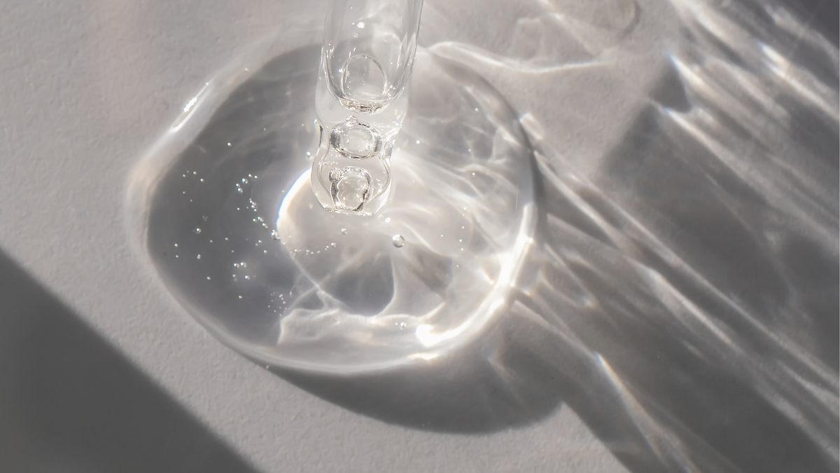 Nahaufnahme Serum Textur 