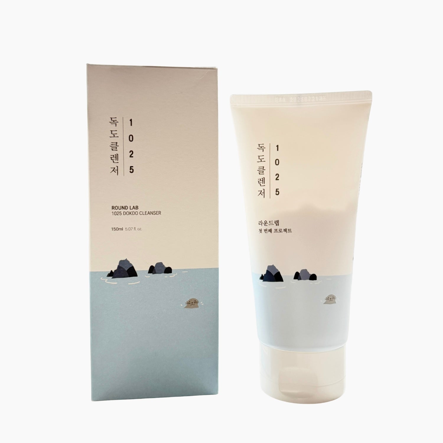 ROUND LAB 1025 Dokdo Cleanser 150ml Produkt und Verpackung