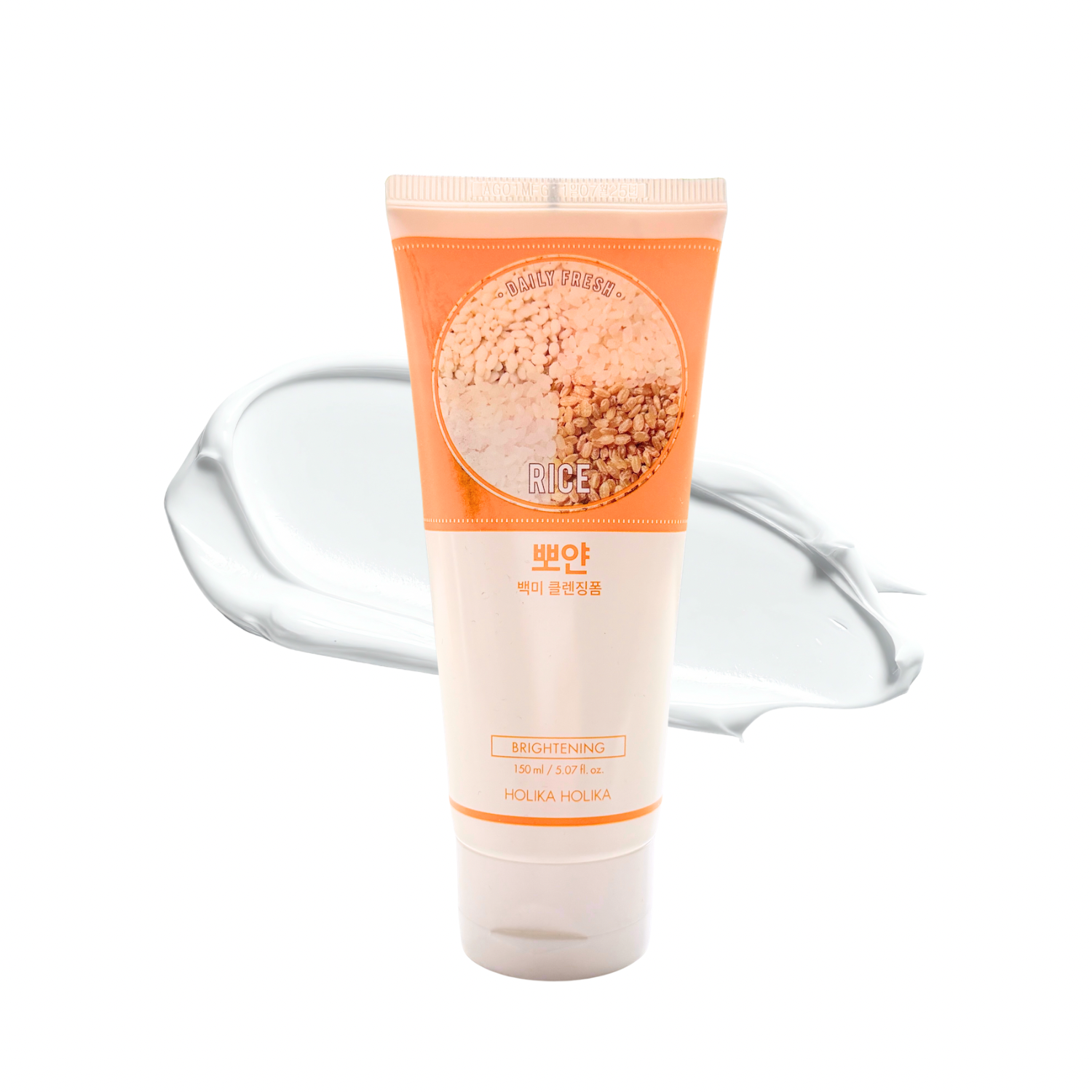 Holika Holika Daily Fresh Rice Reinigungsschaum Textur