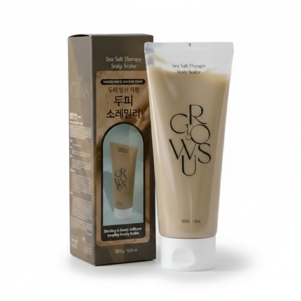 Growus - Meersalz-Kopfhautpeeling für das Haar