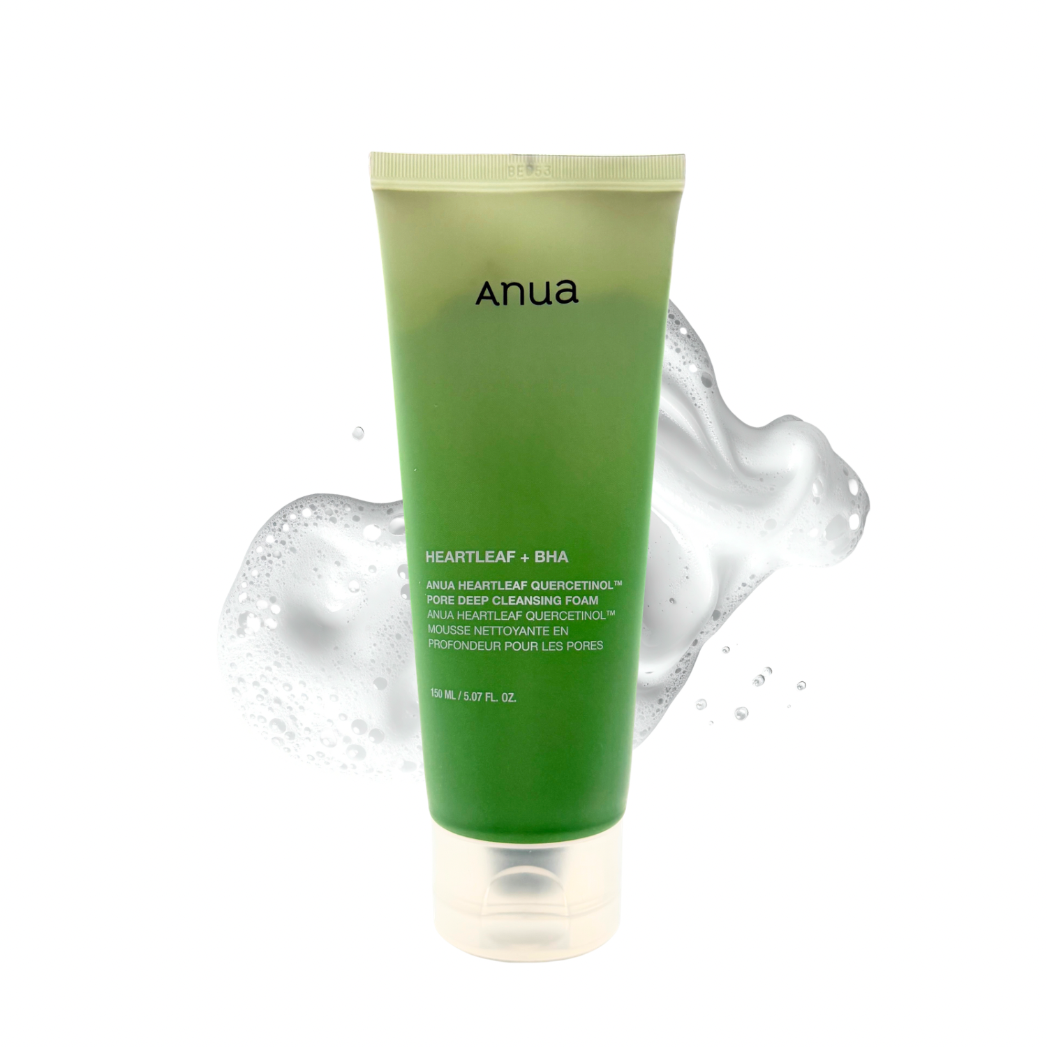 ANUA Heartleaf Quercetinol Pore Deep Cleansing Foam 150ml Textur 