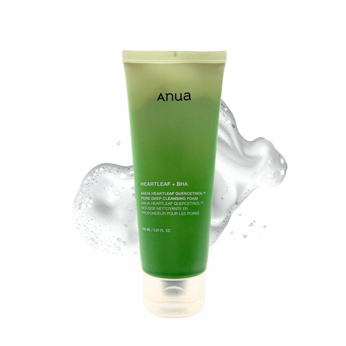 ANUA Heartleaf Quercetinol Pore Deep Cleansing Foam 150ml Textur 