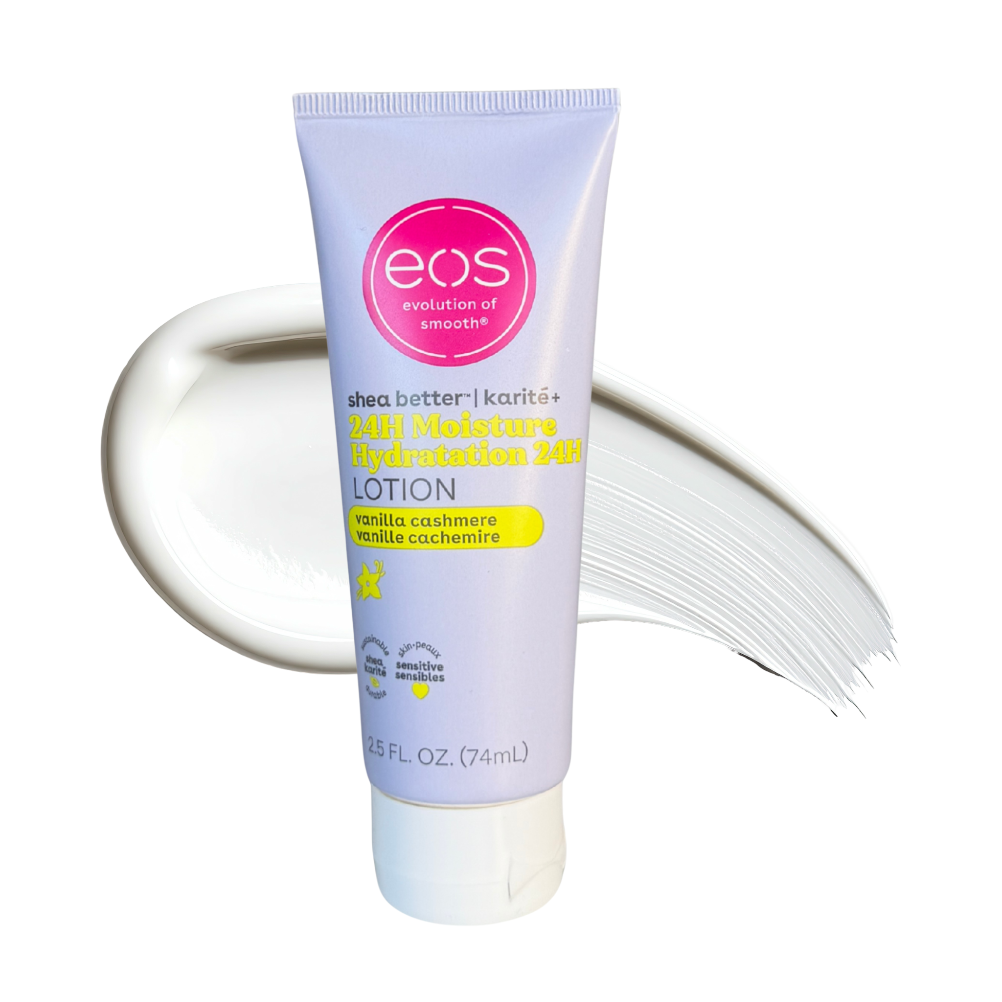 EOS Shea Better Body Lotion Vanilla Cashmere 74 ml Texture