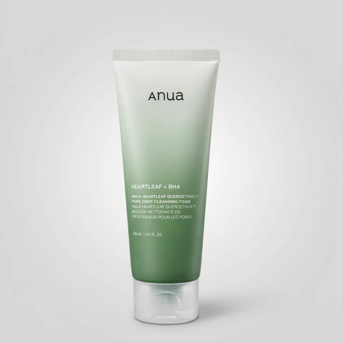 ANUA Heartleaf Quercetinol Pore Deep Cleansing Foam 150 ml, grüne Tube