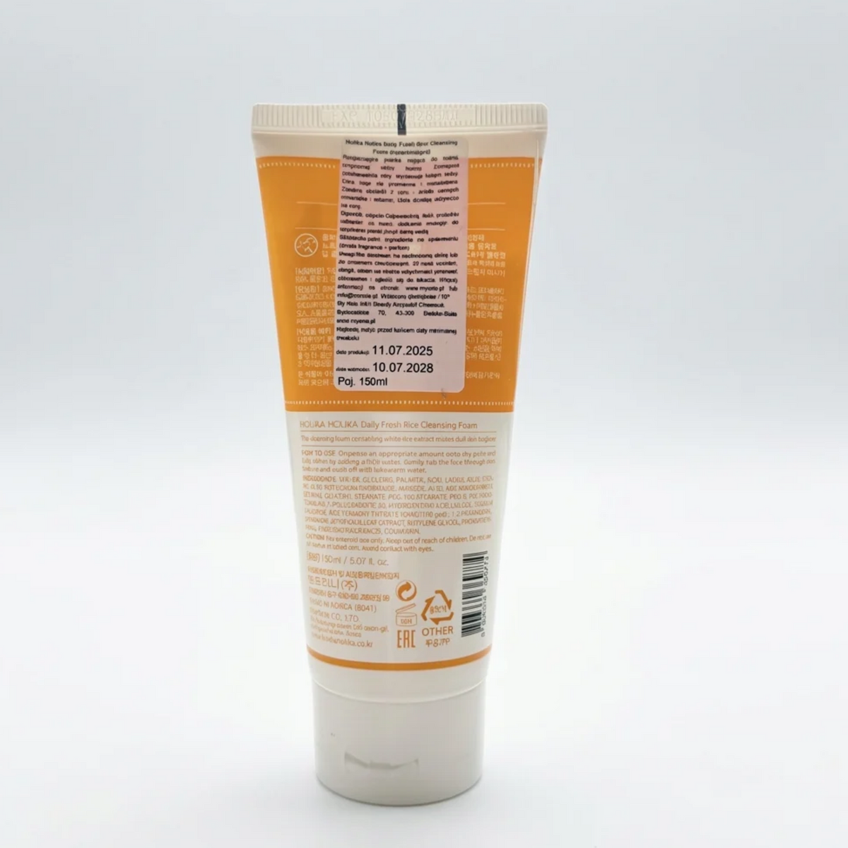 Holika Holika Daily Fresh Rice Cleansing Foam 150 ml, weitere Produktansicht