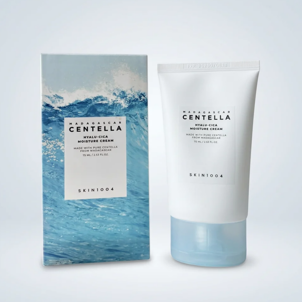 SKIN1004 Madagascar Centella Hyalu-Cica Moisture Cream 75 ml mit Verpackung